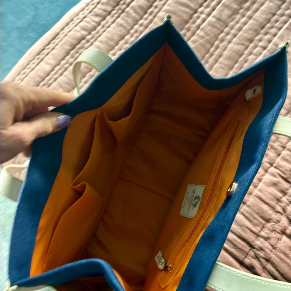 Spartina 449 Anchor Blue and Cream Tote - Picture 12 of 12